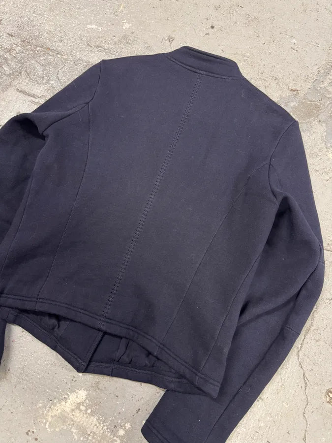 Marithe + Francois Girbaud Navy Asymmetrical Buttoned Cardigan (S/M) ulQzPkU 3