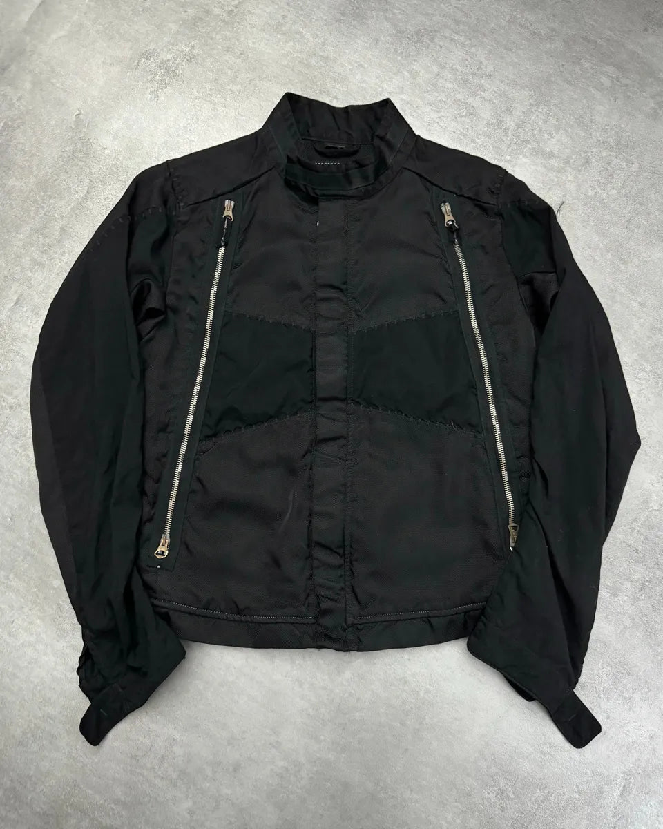 Marithe + François Girbaud Ultimate Zippers Black Jacket PKlDLQl 0