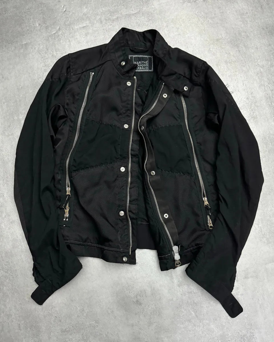 Marithe + François Girbaud Ultimate Zippers Black Jacket PKlDLQl 1
