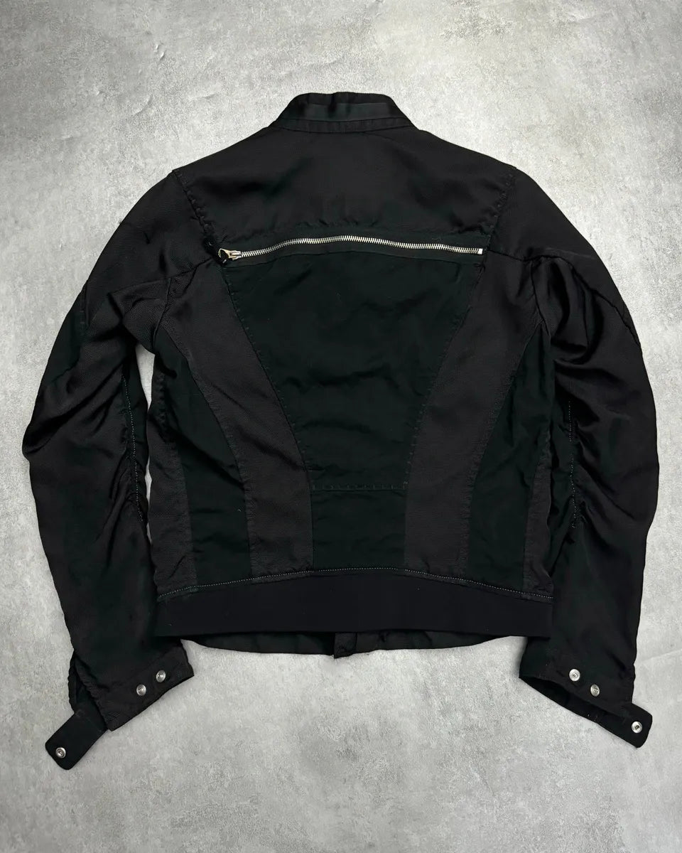 Marithe + François Girbaud Ultimate Zippers Black Jacket PKlDLQl 2
