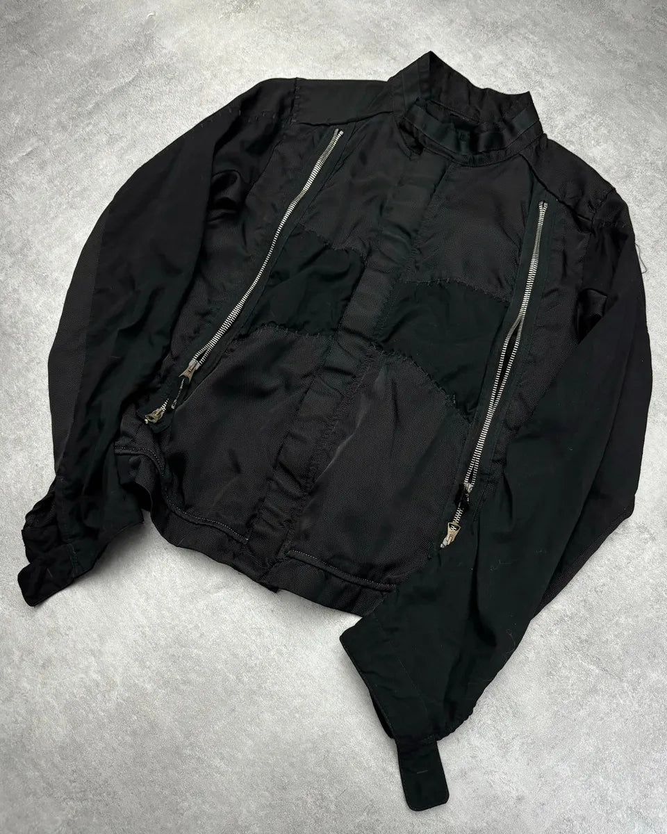 Marithe + François Girbaud Ultimate Zippers Black Jacket PKlDLQl 8