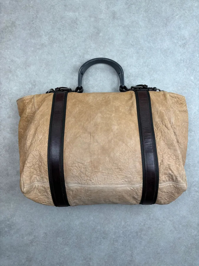 Marni Beige Leather Color-Block Handle Bag gIAQWpw 11
