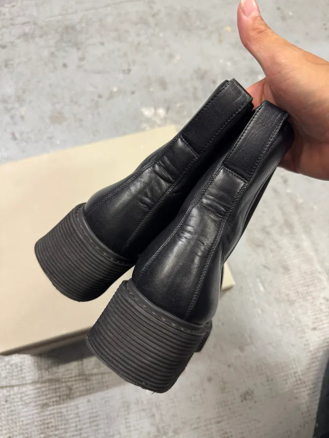 Marni Black Leather Premium Boots QpSteFb 4