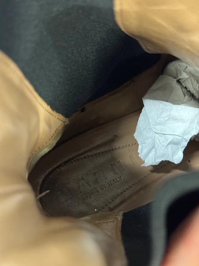 Marni Black Leather Premium Boots QpSteFb 6