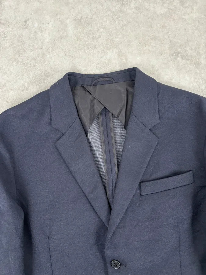 Marni Navy Wool Classy Blazer Jacket VBChnbp 3