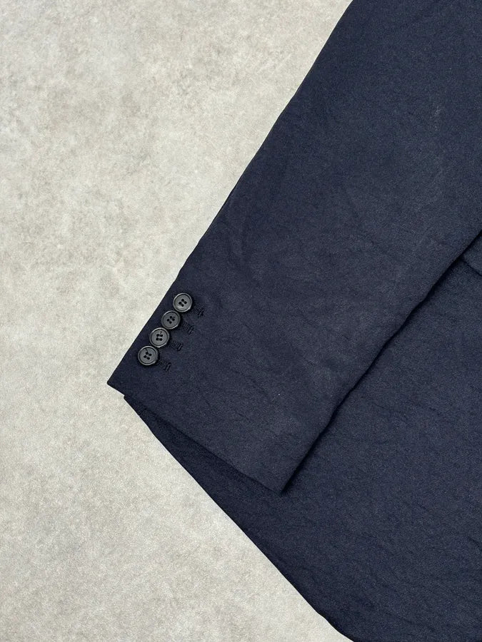 Marni Navy Wool Classy Blazer Jacket VBChnbp 7