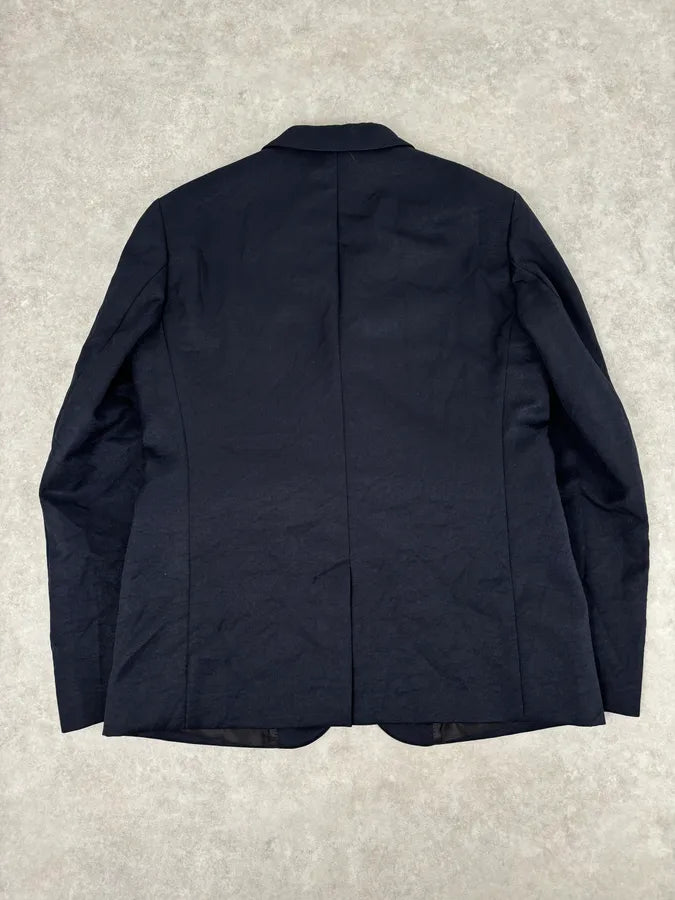 Marni Navy Wool Classy Blazer Jacket VBChnbp 4