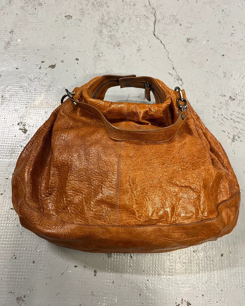 Marni Brown Cognac Hobo Leather Bag LHXjJbC 8
