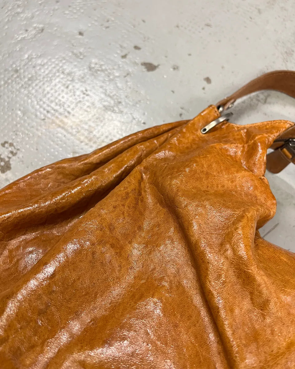Marni Brown Cognac Hobo Leather Bag LHXjJbC 5