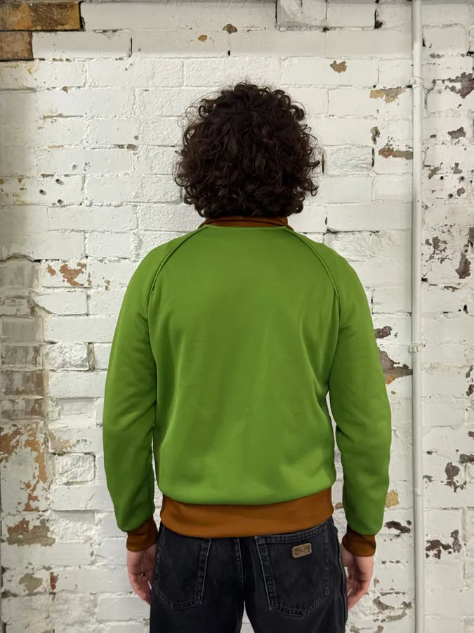 AW2024 Marni Green & Brown Zip-up Sweater uzizsex 2