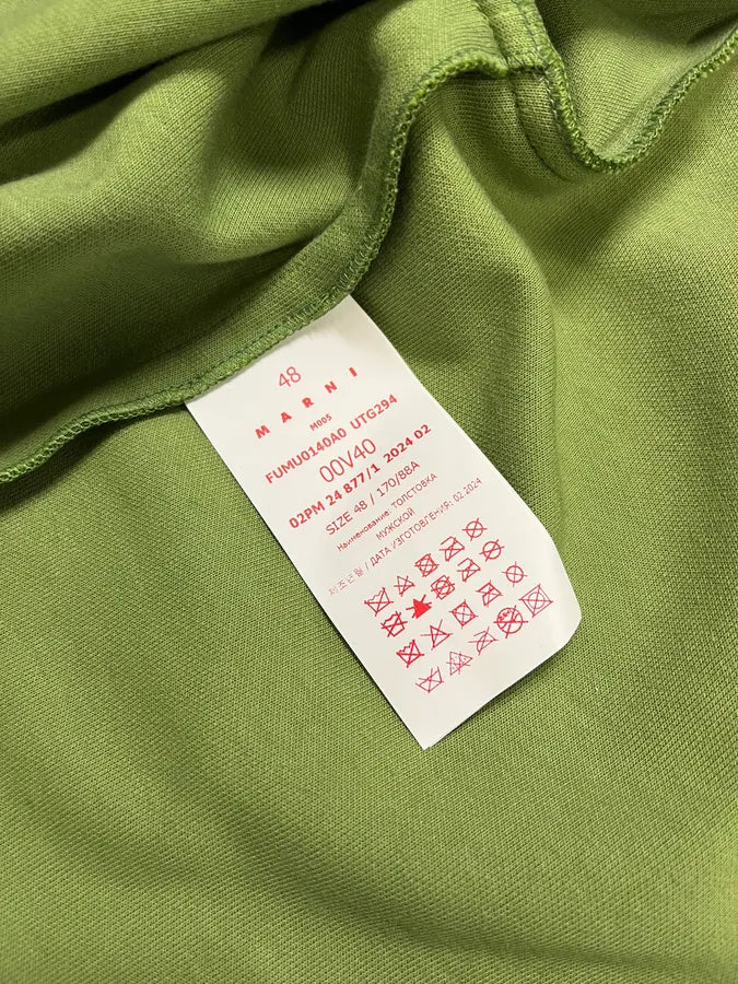 AW2024 Marni Green & Brown Zip-up Sweater uzizsex 9