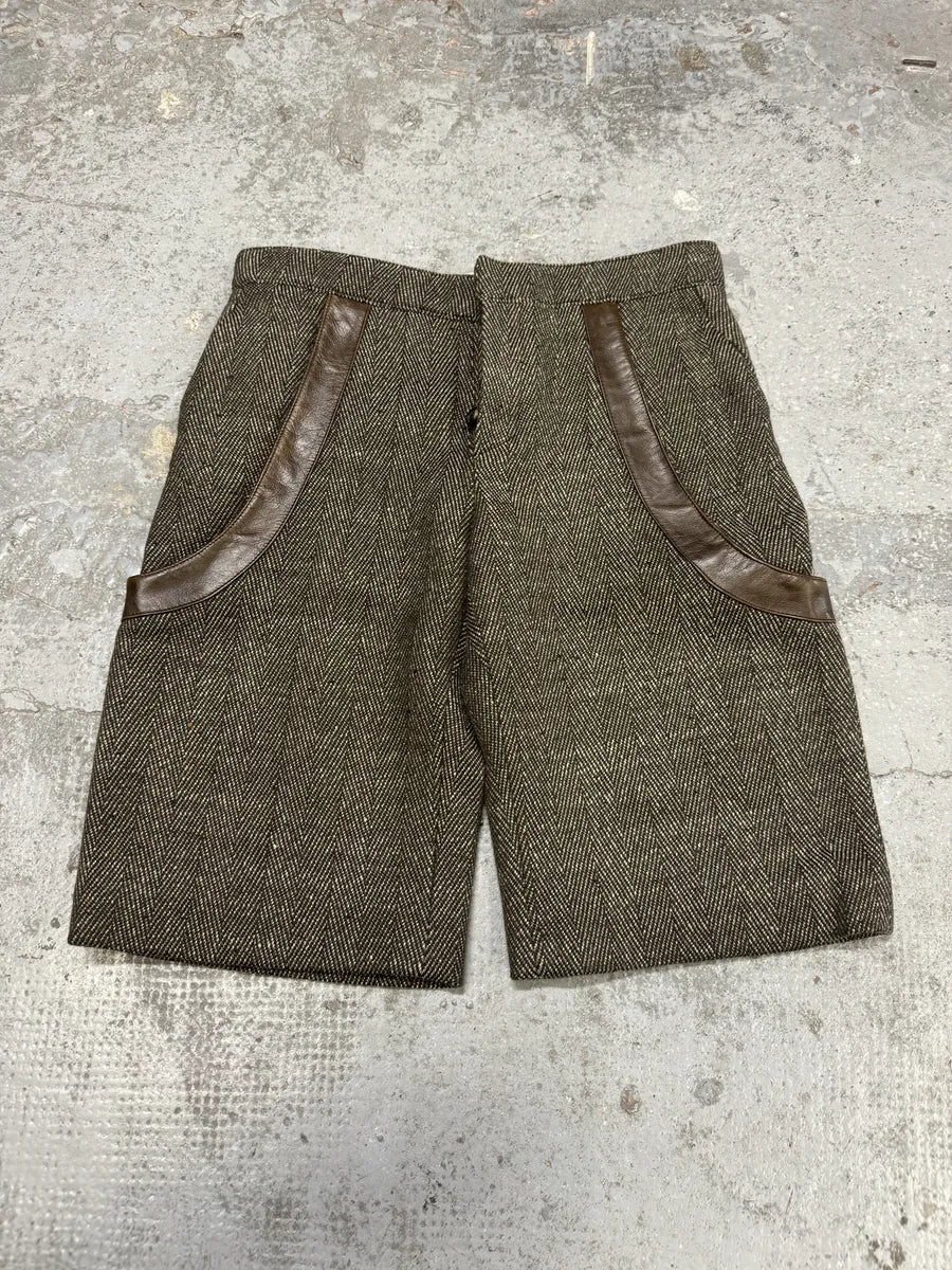 Marni Grey Cashmere Elegant Shorts FPFRMow 0
