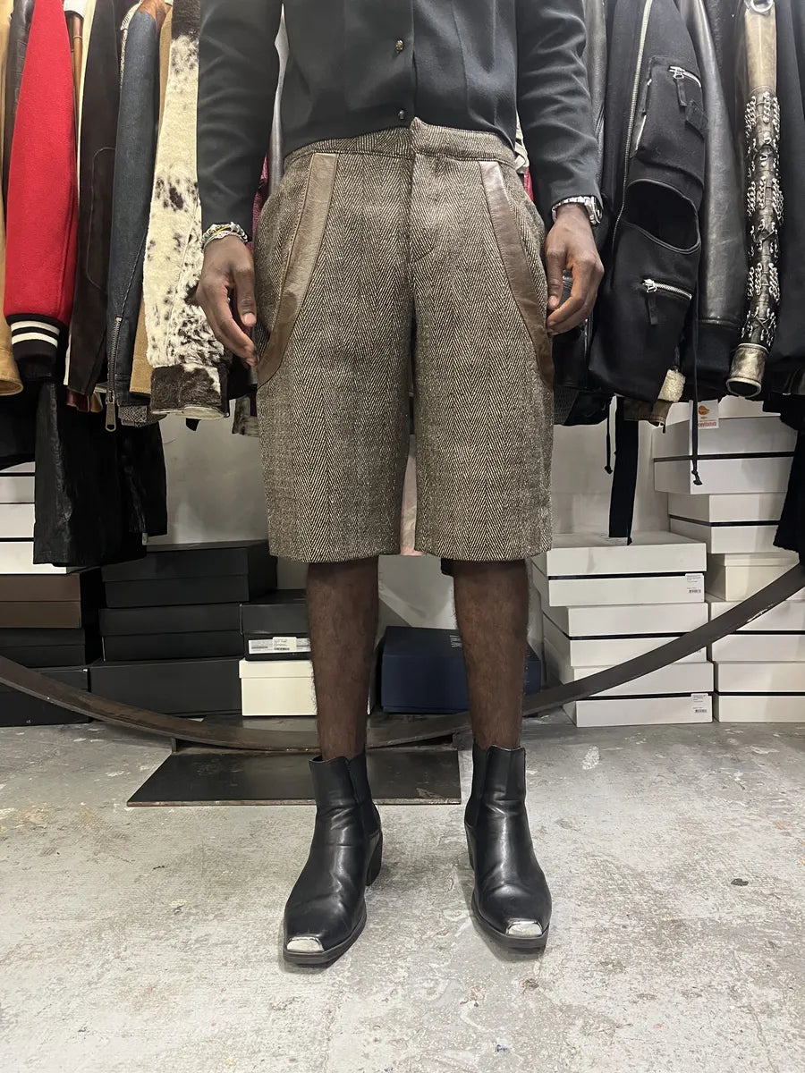 Marni Grey Cashmere Elegant Shorts FPFRMow 1