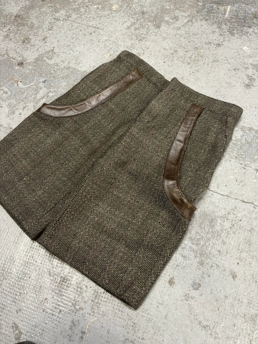 Marni Grey Cashmere Elegant Shorts FPFRMow 9