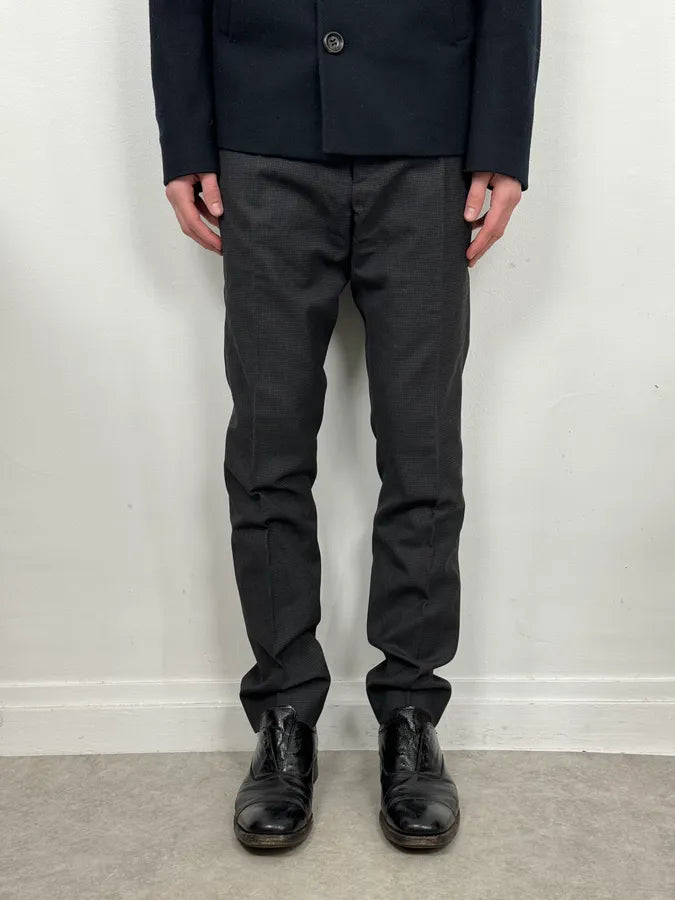 Marni Grey Classy Checkered Tailored Pants wtYHiGV 1