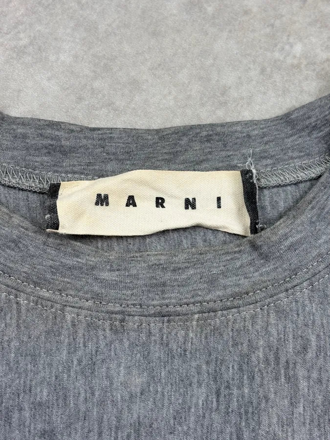 Marni Grey Hybrid Knitted T-Shirt wNeAqBv 7