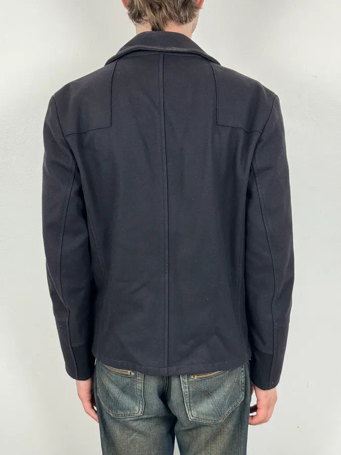 Marni Navy Wool Classy Officer Jacket aAgDwiL 2