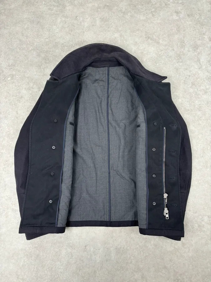 Marni Navy Wool Classy Officer Jacket aAgDwiL 6