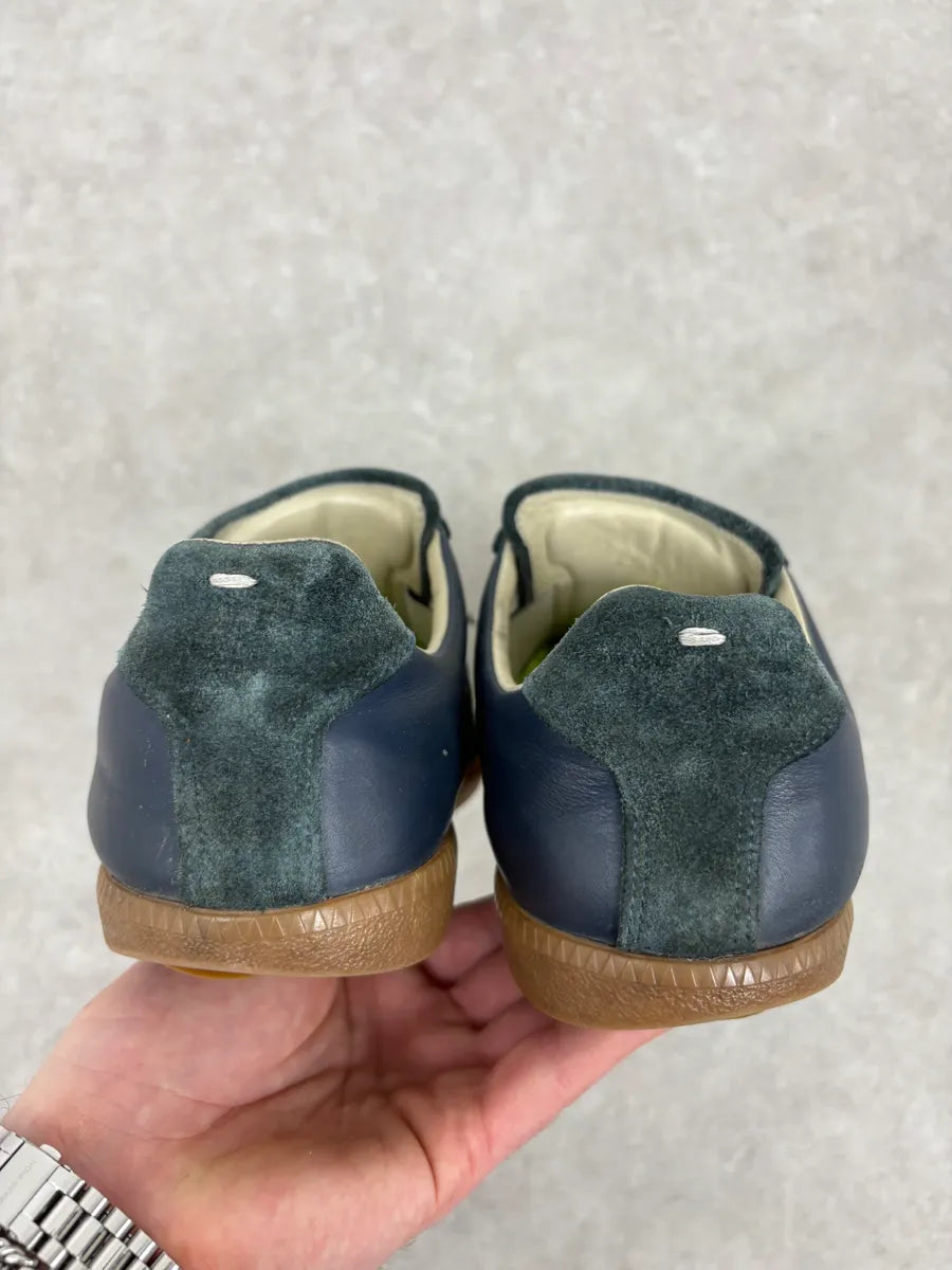 Martin Margiela Blue Replica Suede Leather Shoes SSnbvIp 6