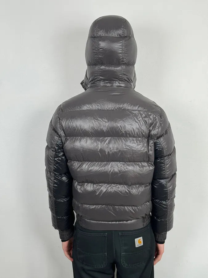 Massimo Rebecchi Black & Brown Hooded Puffer Jacket thUzlhP 3