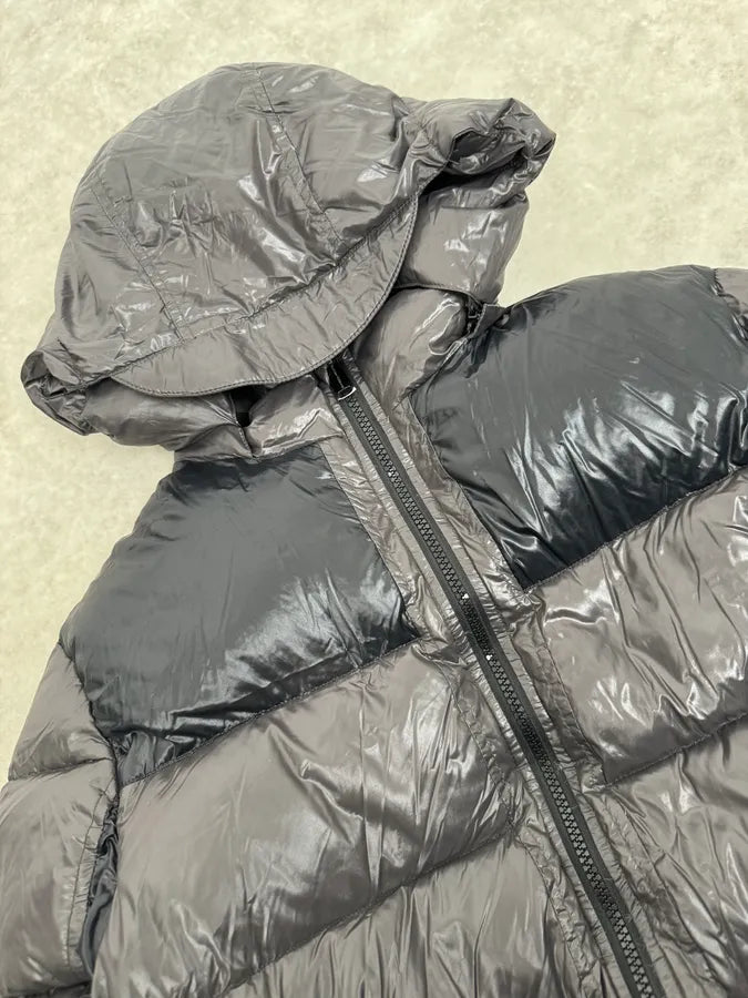 Massimo Rebecchi Black & Brown Hooded Puffer Jacket thUzlhP 5