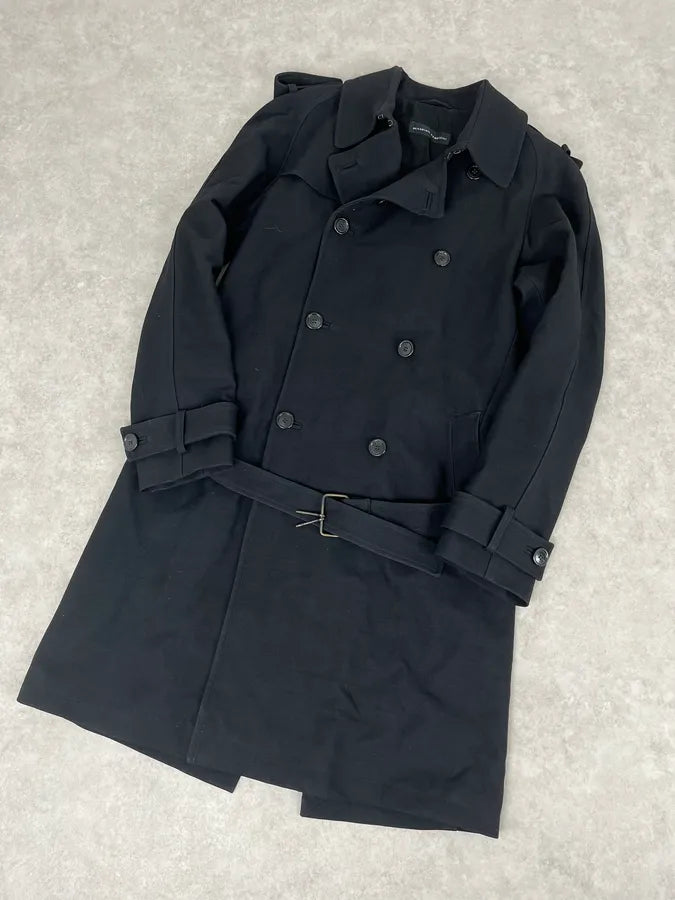 Massimo Rebecchi Black Classy Trench Coat mCSJngA 3