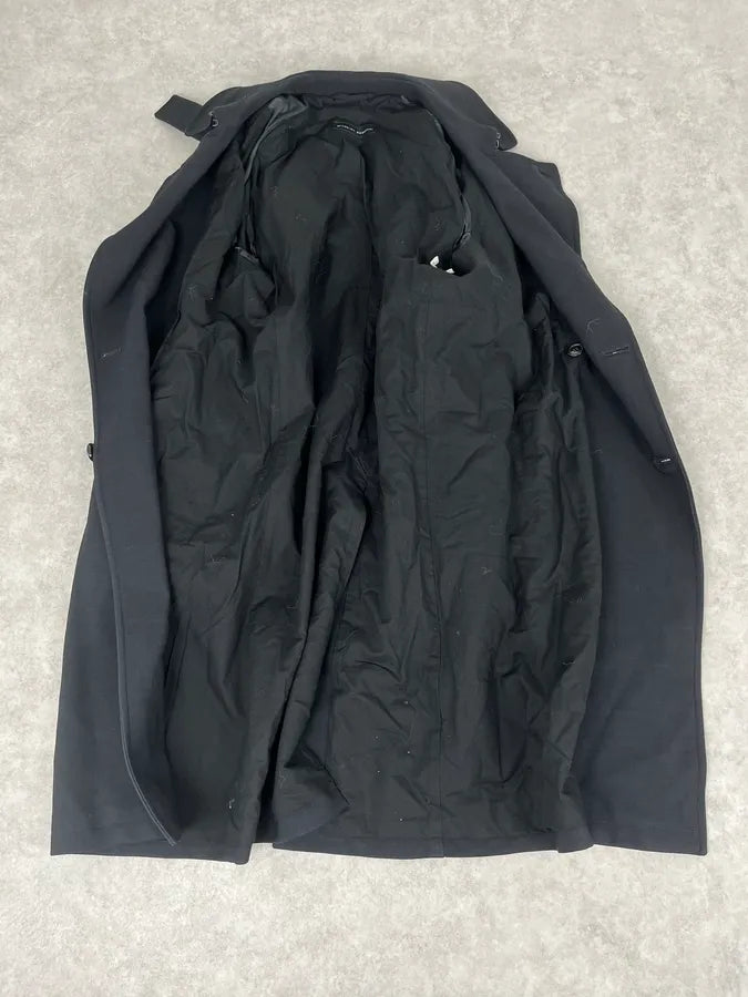 Massimo Rebecchi Black Classy Trench Coat mCSJngA 7