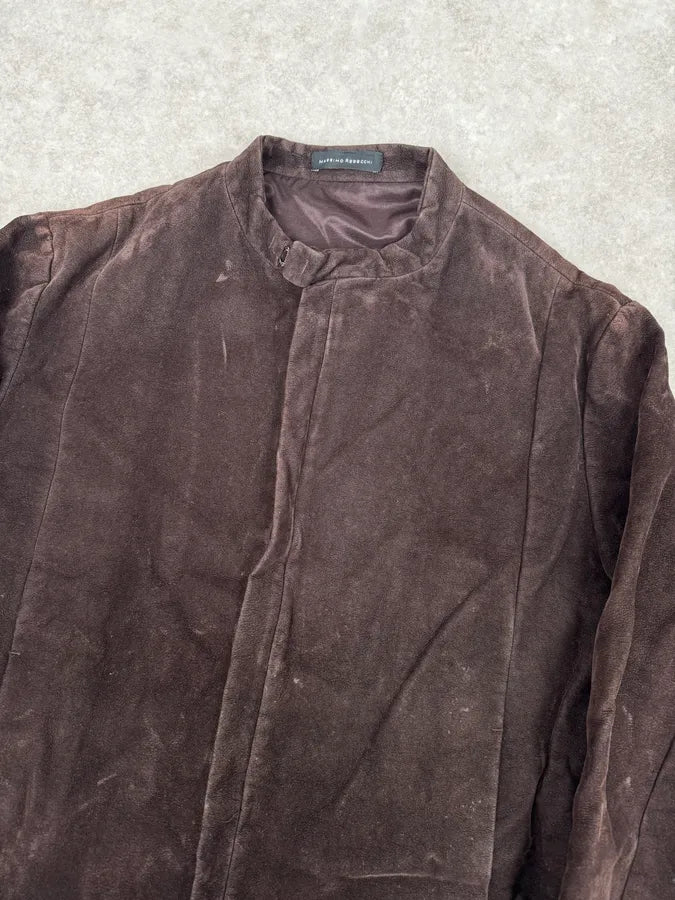 Massimo Rebecchi Dark Brown Italian Polar Jacket OHwjJro 4