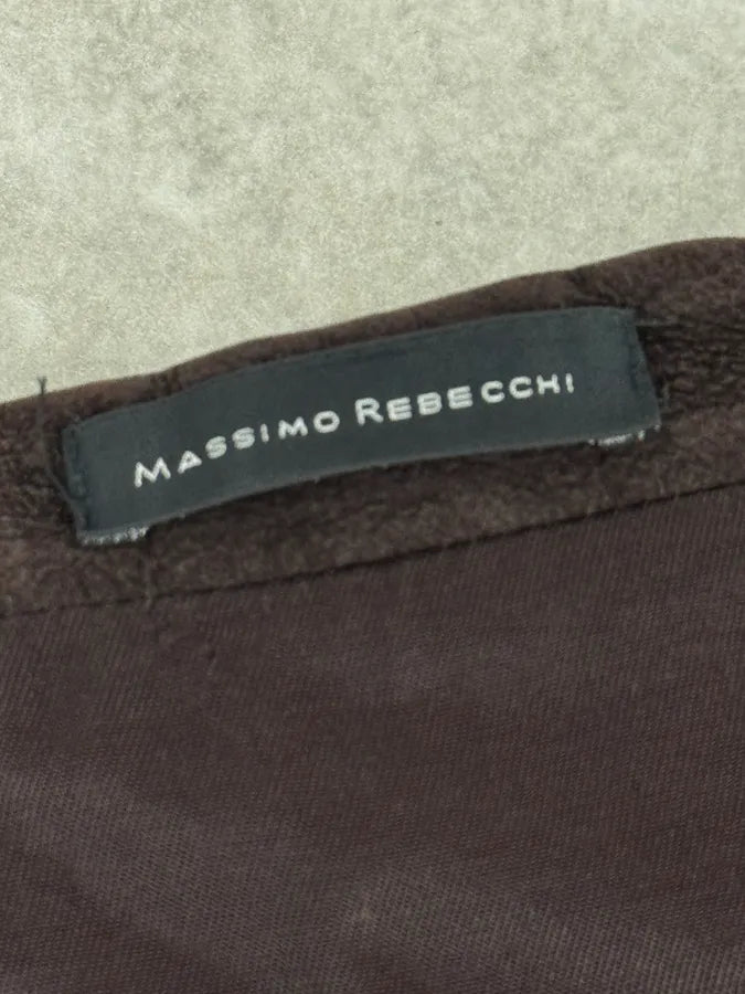 Massimo Rebecchi Dark Brown Italian Polar Jacket OHwjJro 10