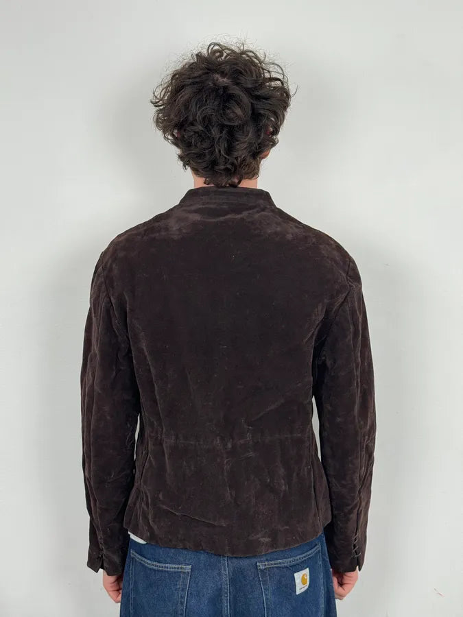 Massimo Rebecchi Dark Brown Italian Polar Jacket OHwjJro 2