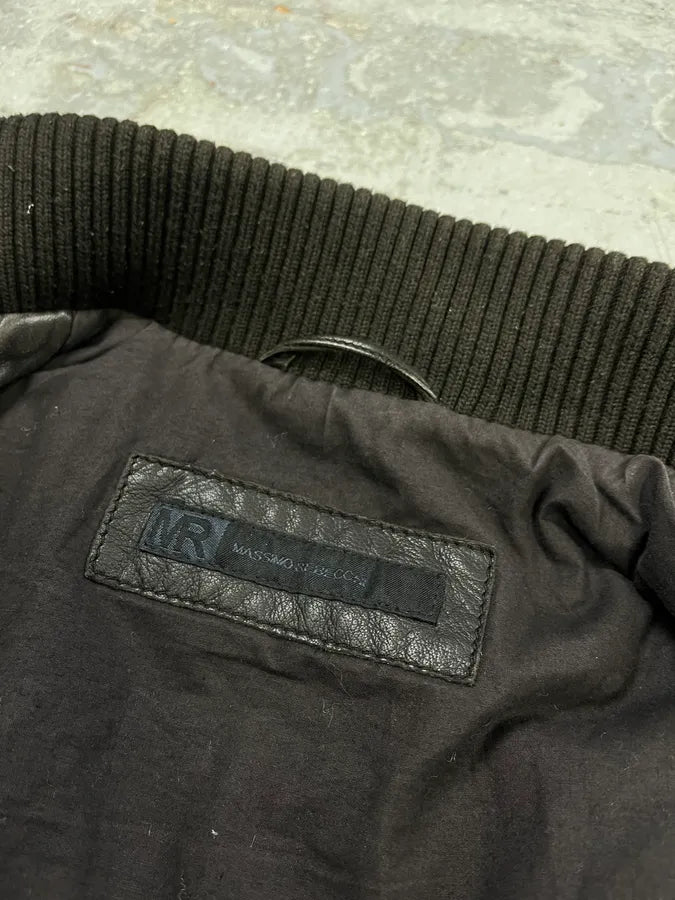 Massimo Rebecchi Buttoned Brown Leather Jacket qyRlbpm 8