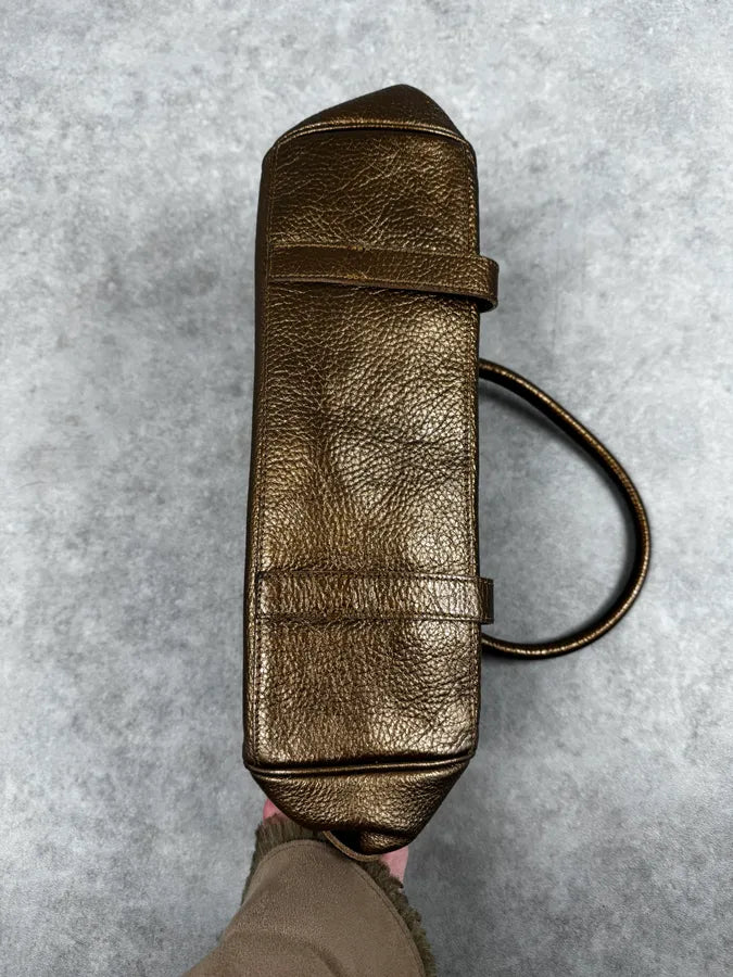 Massimo Rebecchi Gold Leather Handle Bag OsmxxDH 7