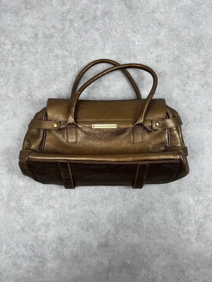 Massimo Rebecchi Gold Leather Handle Bag OsmxxDH 3