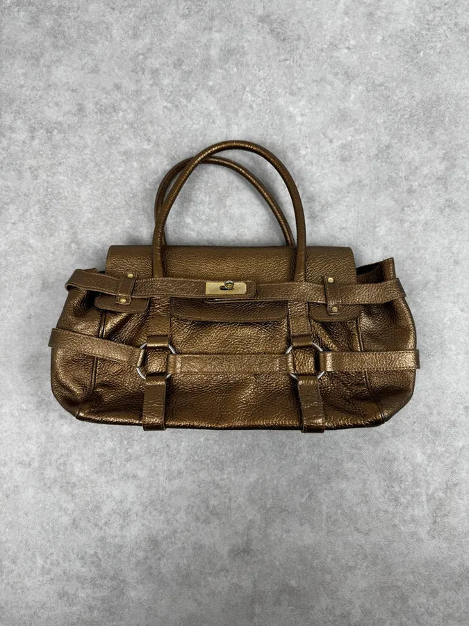 Massimo Rebecchi Gold Leather Handle Bag OsmxxDH 1