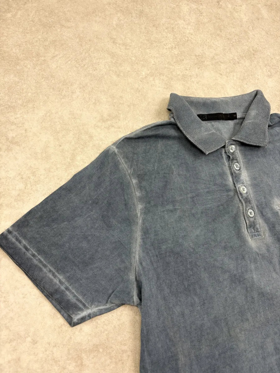 Massimo Rebecchi Faded Blue Washed Polo BJKnDHW 3