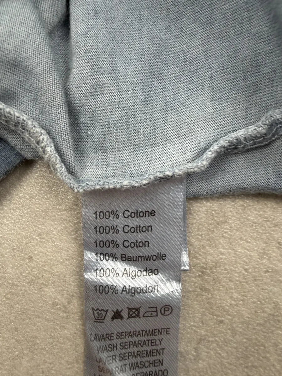 Massimo Rebecchi Faded Blue Washed Polo BJKnDHW 8