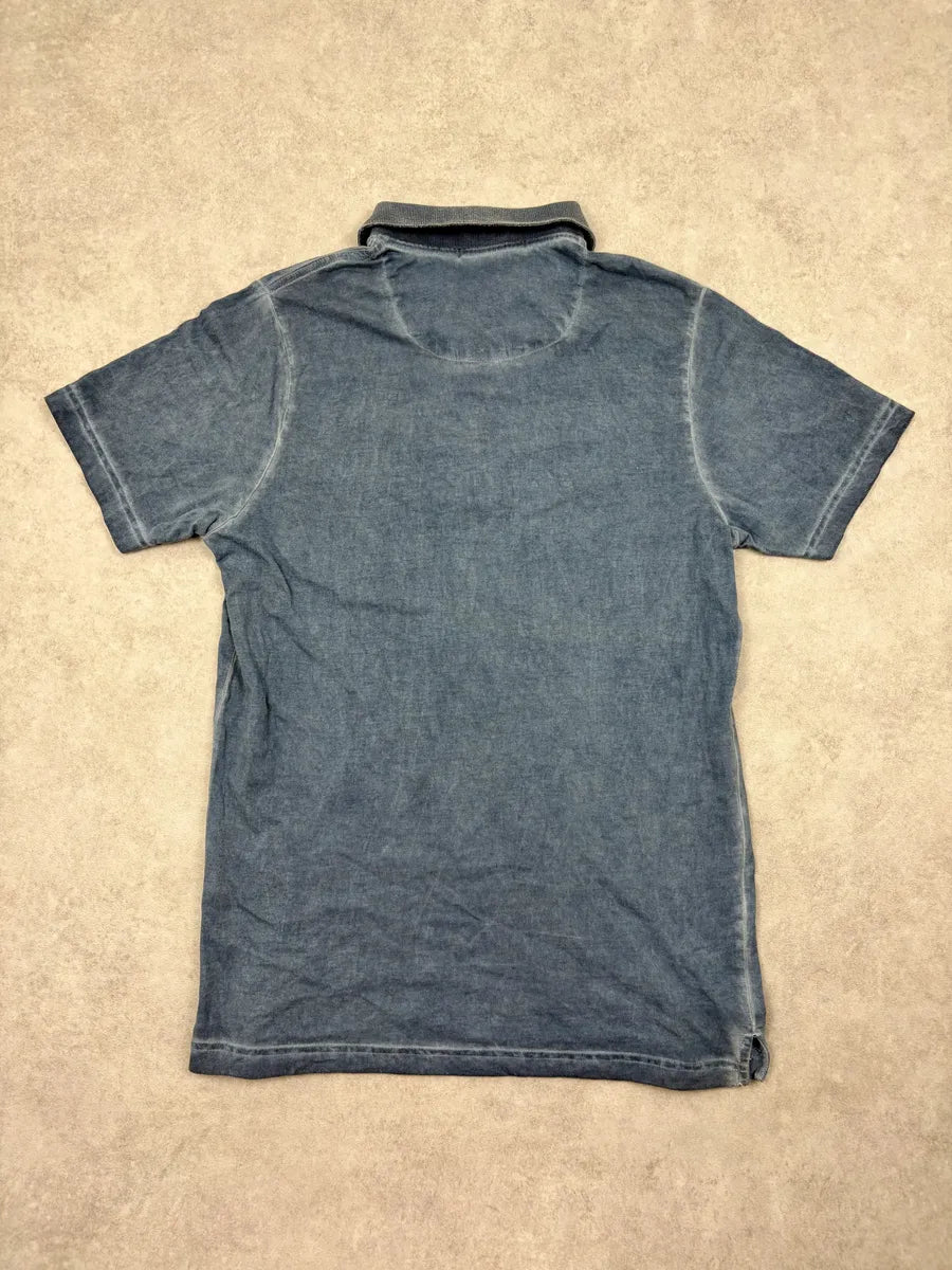 Massimo Rebecchi Faded Blue Washed Polo BJKnDHW 6