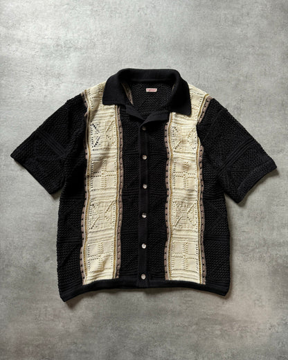 AW2024 Kapital Black Japanese Cozy Shirt (L) - 3