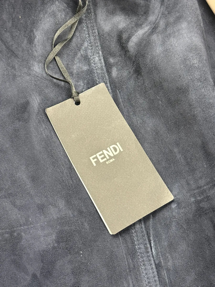 SS2015 Fendi Beige Multi-Zip Belted Biker Leather Jacket mcmaaHEi 13