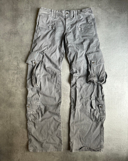 SS2004 Dolce & Gabbana Multi Pockets Cargo Grey Pants (M) - 1