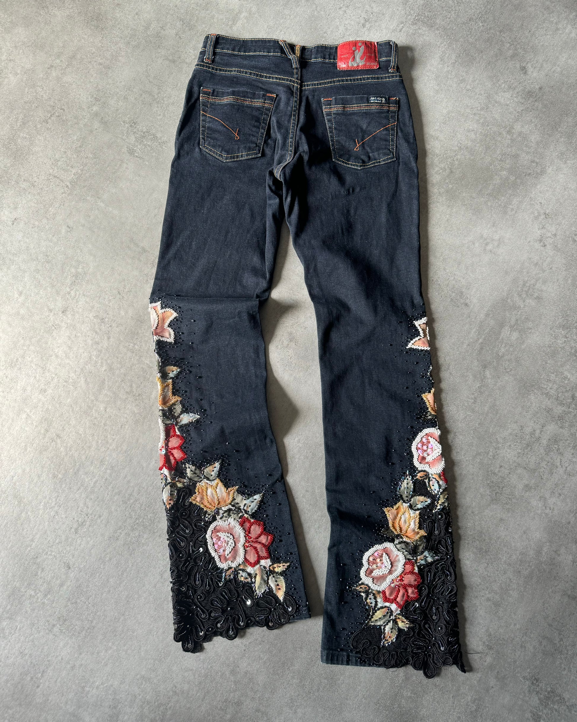 2000s J&J Cowboy Extra Embroidered Pants (XS) - 5