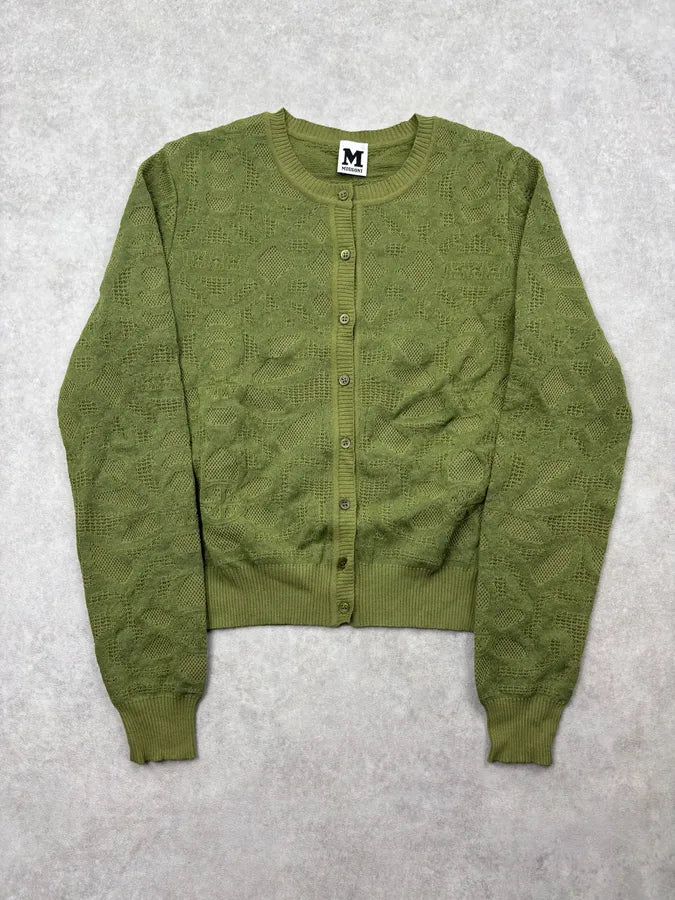 Missoni Olive Diamond Knit Cardigan kKEBKXr 0