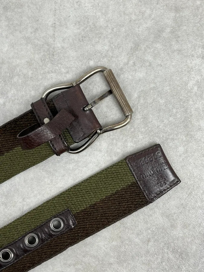 2000s Miu Miu Two Tone Camo Green Belt PfxLQqd 5
