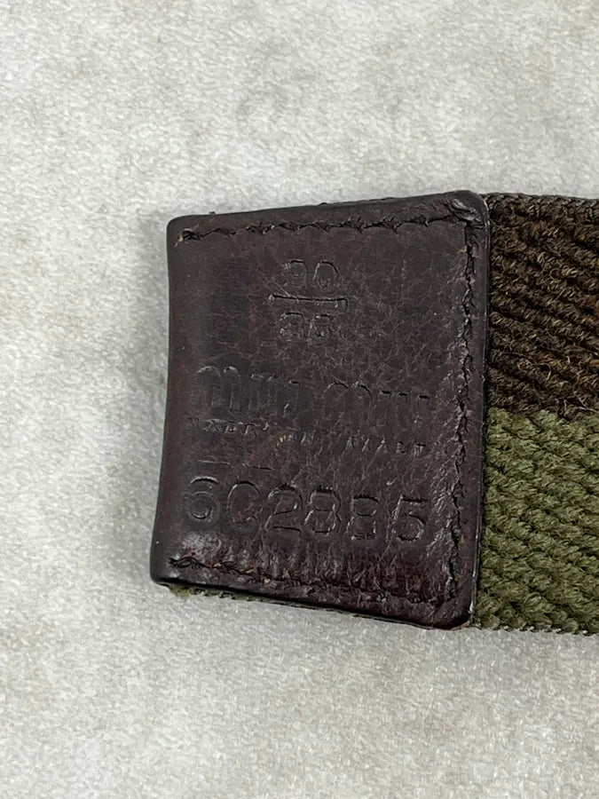 2000s Miu Miu Two Tone Camo Green Belt PfxLQqd 6