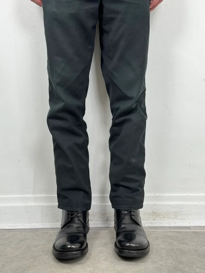 2000s Miu Miu Black Leather Combat Boots UuUWzhq 1