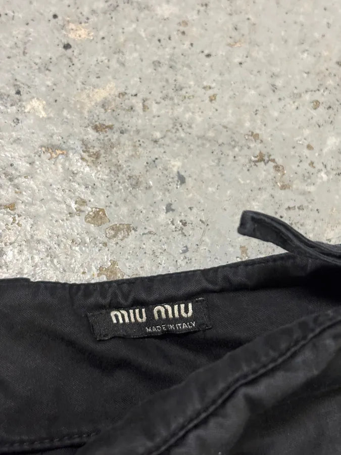 AW2004 Miu Miu Black Cozy Pants  kDtqJbh 7