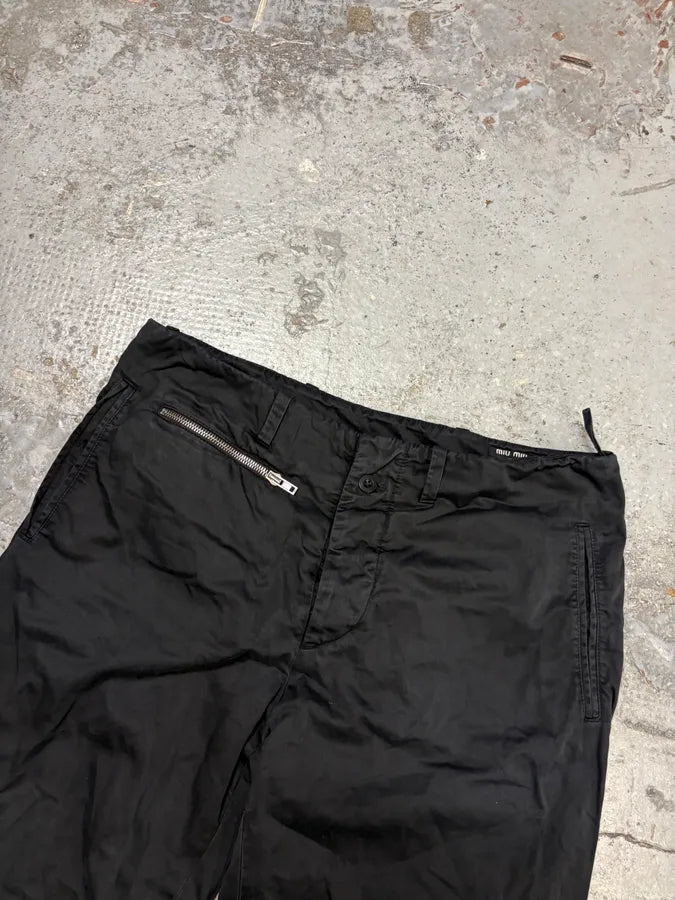 AW2004 Miu Miu Black Cozy Pants  kDtqJbh 4