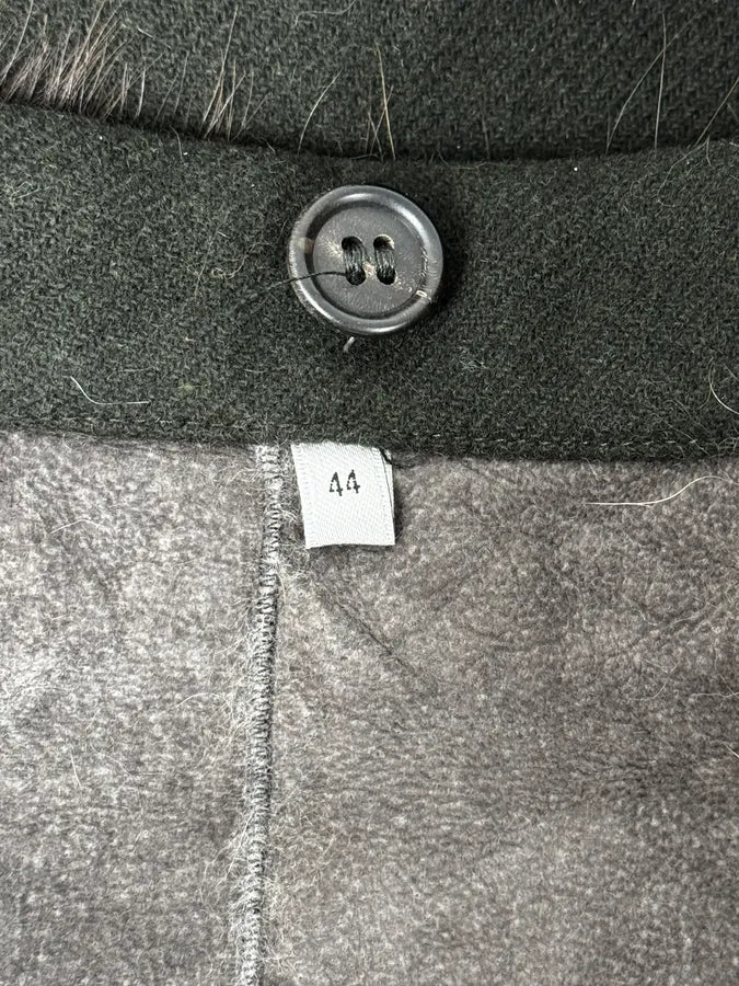 AW2010 Miu Miu Brown Removable Fur Collar Wool Coat psIqxJs 12