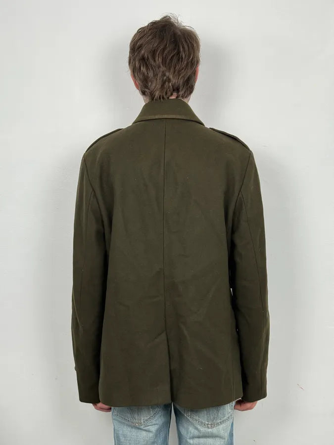 AW2006 Miu Miu Military Green Double-Breasted Wool Coat  MyLugcG 2