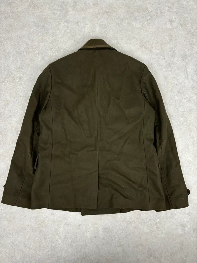 AW2006 Miu Miu Military Green Double-Breasted Wool Coat  MyLugcG 5